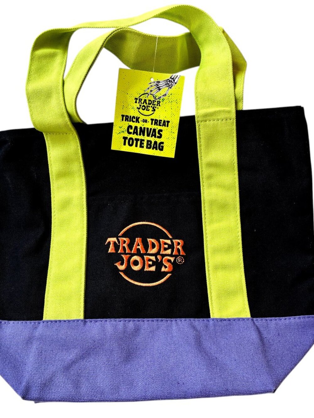 Trader Joe’s Trick Or Treat Mini Tote Bag 2025 limited Halloween 🎃 - Picture 3 of 10